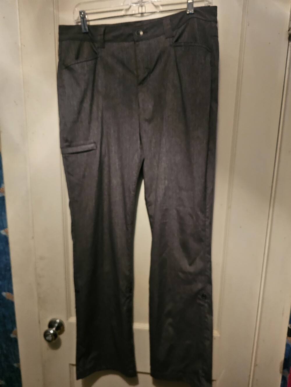 Eddie Bauer Women's s Charcoal Straight-Leg Pants